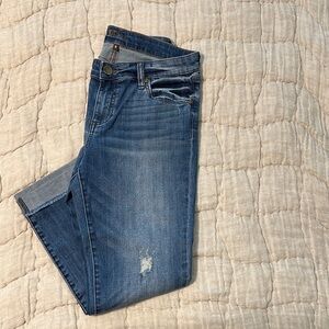 Kut Blue Women's Cropped Jeans